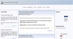 Desktop Screenshot of detroitgardencenter.org